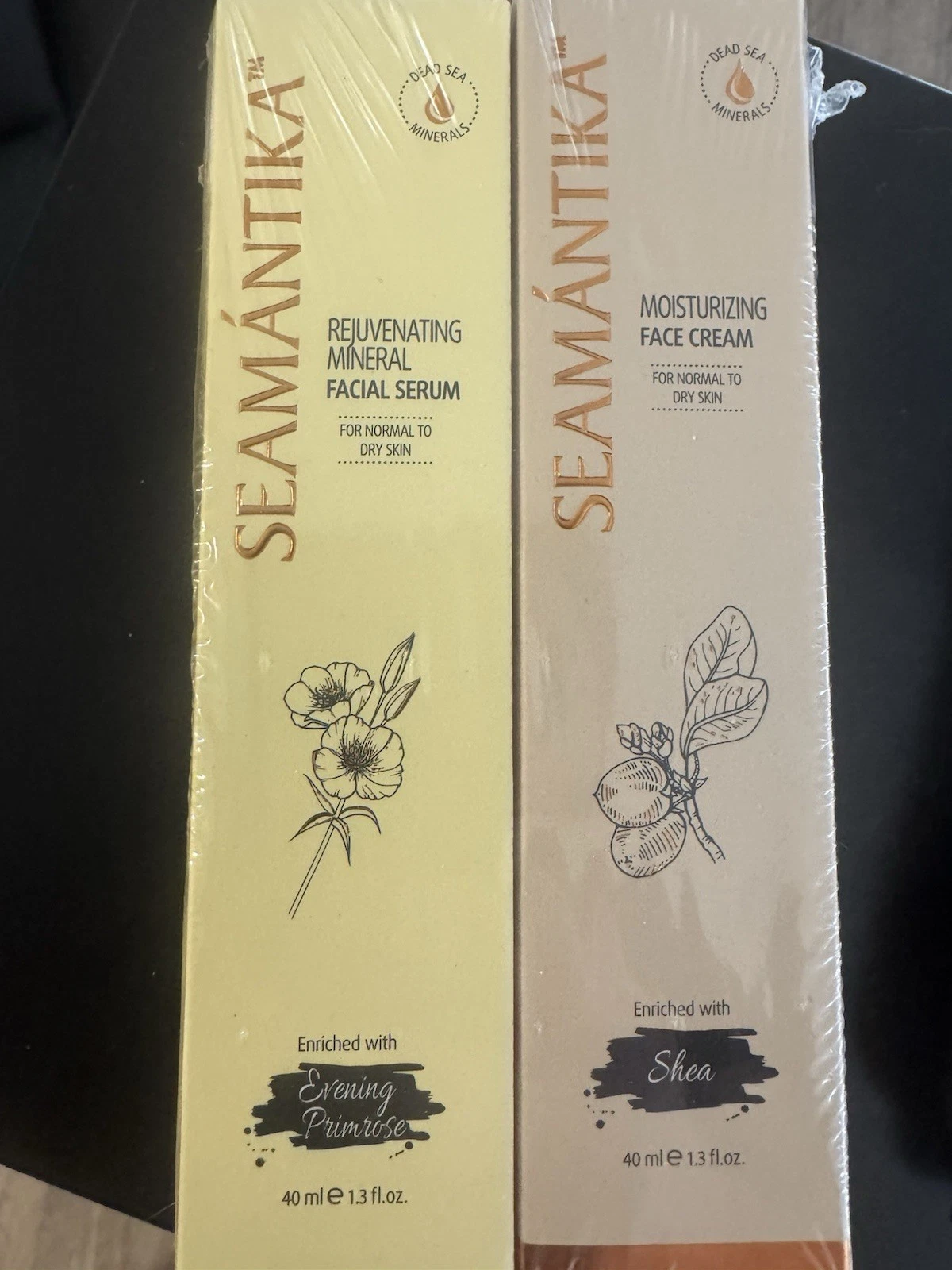 SEAMÁNTIKA REJUVENATING MINERAL FACIAL SERUM And Face Cream 2 Pack