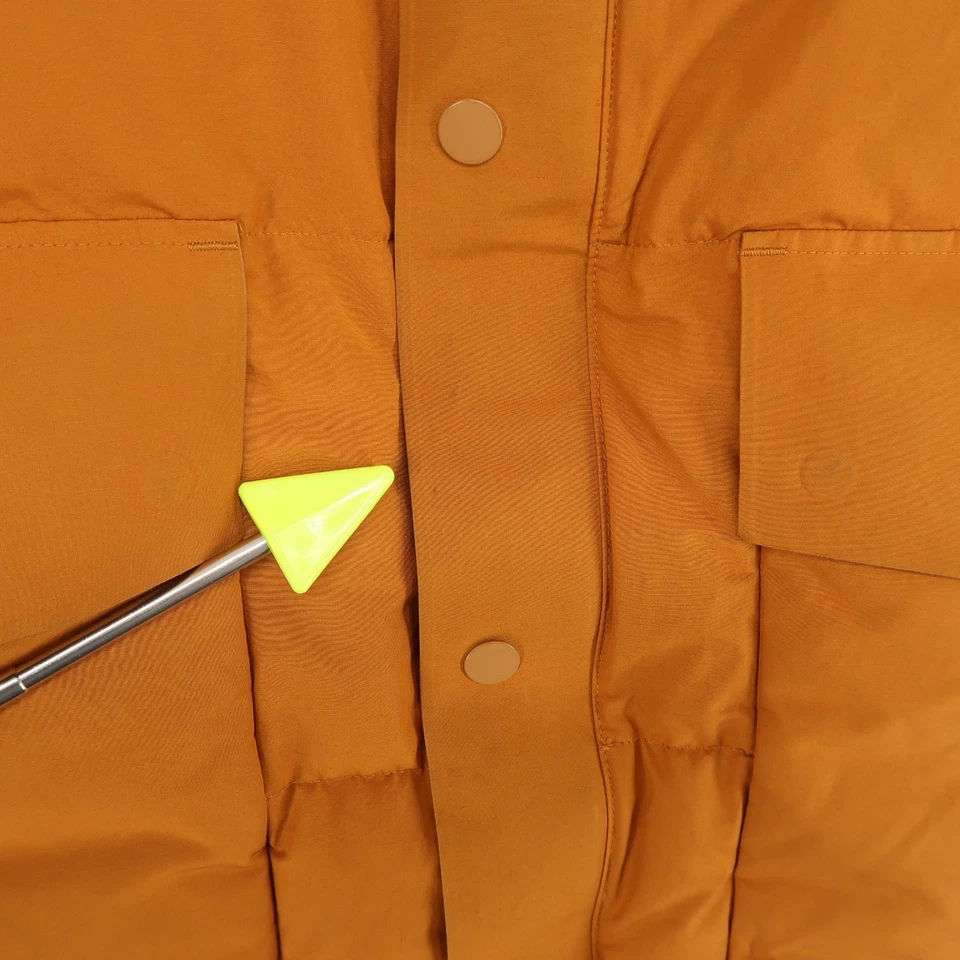 Мужской пуховик REI Cooperative большой коричневый оранжевый пуховый утепленный на молнии - Изображение 4 из 4