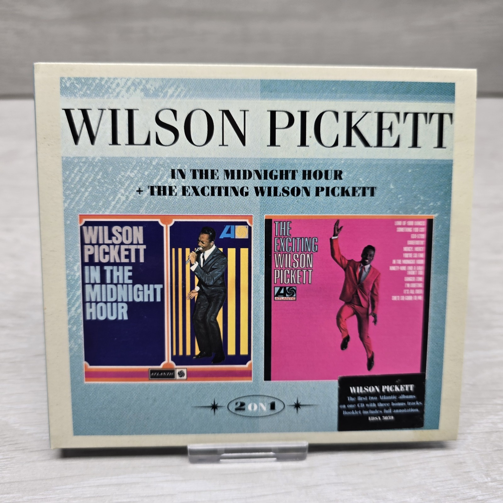 Wilson Pickett ‎– In The Midnight Hour + The Exciting Wilson Pickett CD 2016 VGC