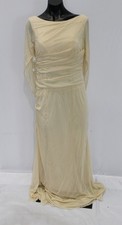 Azazie Women's Belladonna Mermaid Scoop Pleated Mesh Dress AP2 Champagne SizeA12
