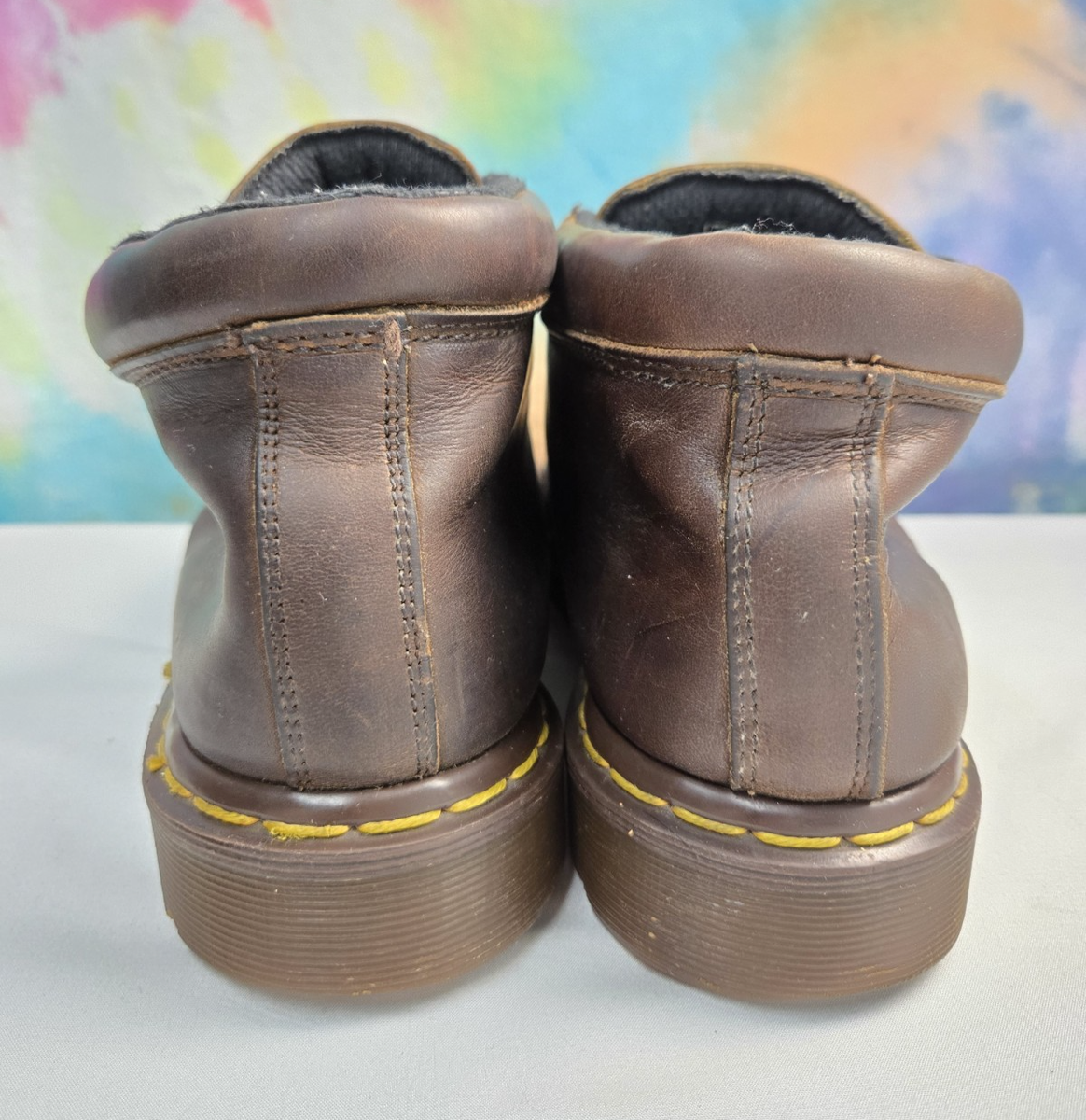 Dr. Martens‎ AW004 Brown Pebbled Leather 3-Eye Chukka Boots Mens 8 Womens 9 Dr. Martens | Shoes | Dr Martens Mens Brown Leather Sussex 3  main image 4