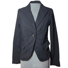 Black Fitted Blazer Jacket Size Large New with Tag