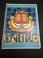 vintage garfield notebook