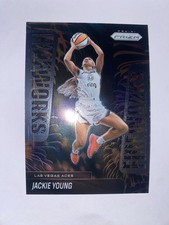 2025 Panini WNBA Prizm Basketball Jackie Young Fireworks Insert #4