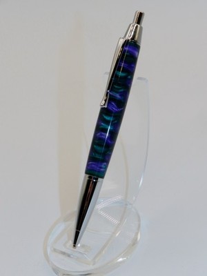 Handmade Ballpoint Click Pen made with Lilac Acrylester. Makes A Great Gift! #93