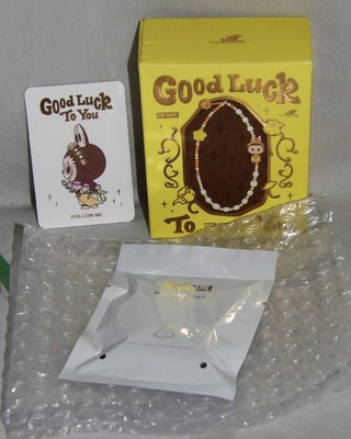 Pop Mart The Monsters Labubu Good Luck To You Phone Charm Blind Box - Sealed Bag