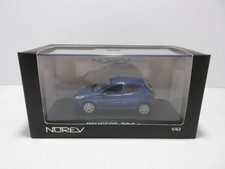 Mini car 1/43 Norev Peugeot 206+ Blue metallic model car From Japan