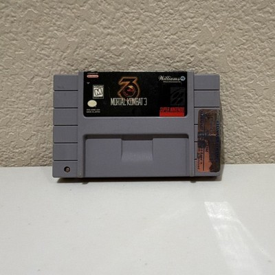 Super Nintendo SNES Game Lot Mortal Kombat 3, Street Fighter II, Donkey Kong