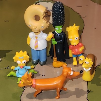 NEW Jakks Mini 2'' Simpsons Treehouse of Horror Simpson Family Figures, Lot of 6