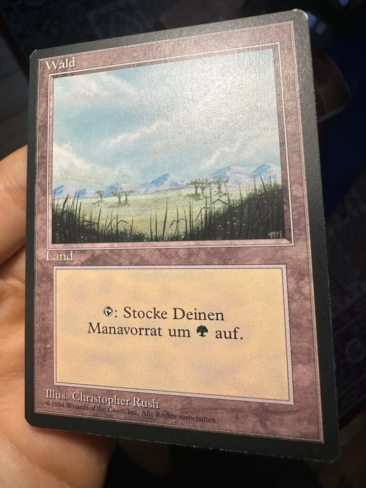 German FBB • Misprint Wald "Forest Plains" • Unplayed / NM • Mtg (622) - Image 2 of 4