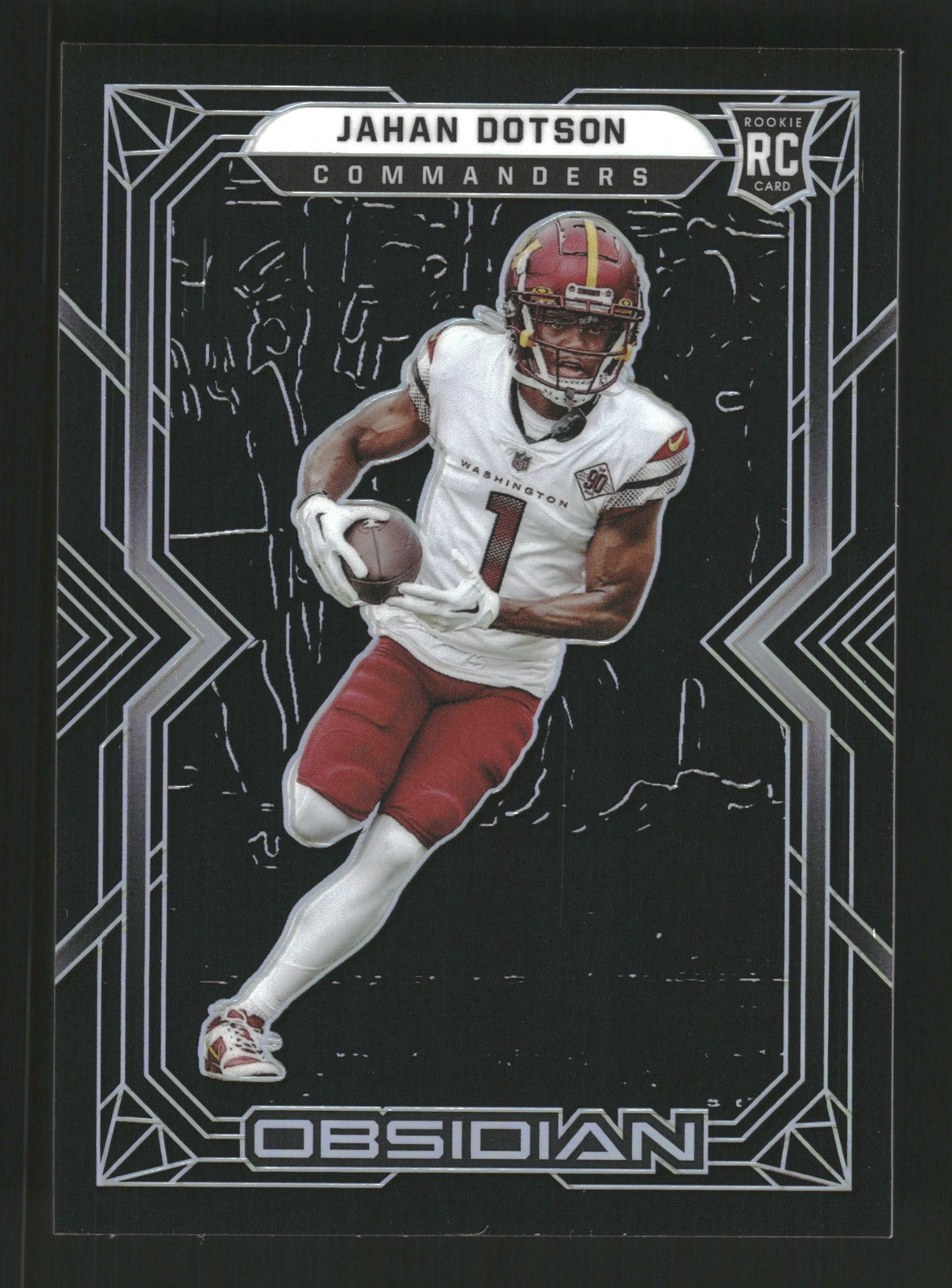 Jahan Dotson 2022 Panini Obsidian #114 Washington Commanders