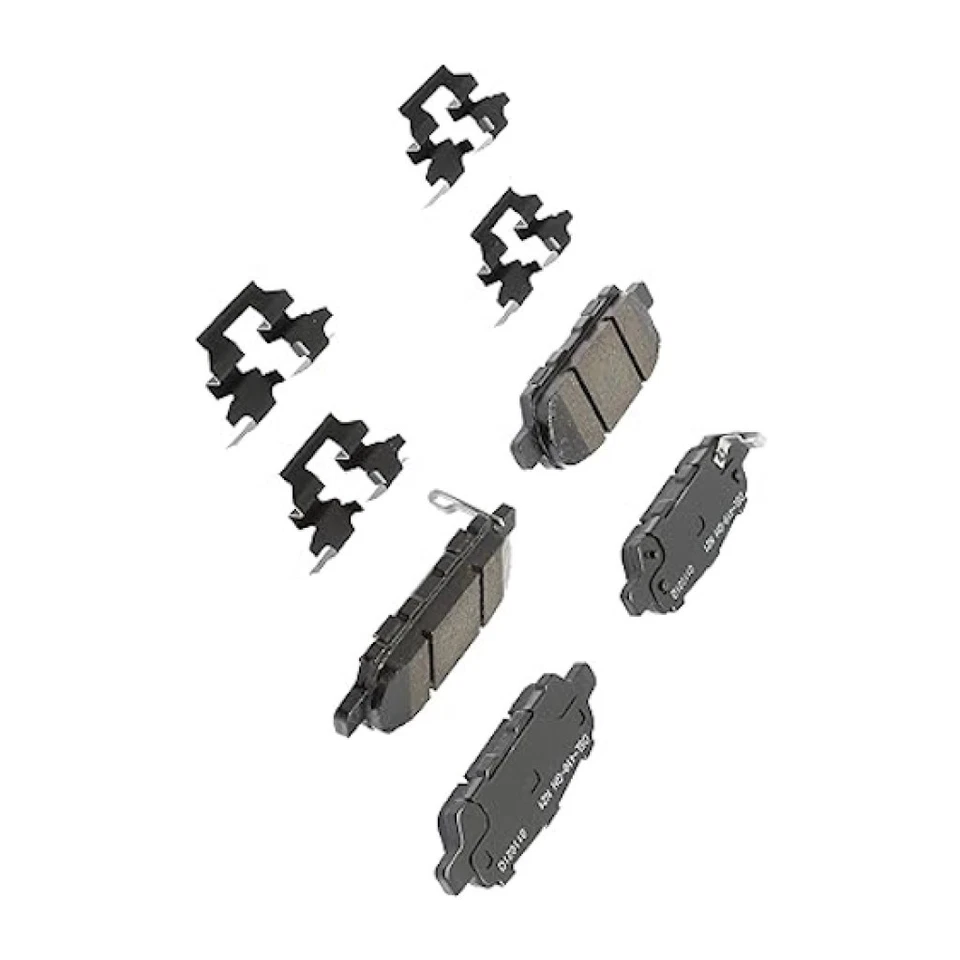 Pastillas de freno de disco traseras ACDelco originales para Nissan Altima 2007-2009 baja clasificación de polvo Foto 2 de 4