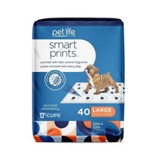 Smart Prints Dog Pads Large 40ct Odor Control 5 Layer Absorption Puppy Training