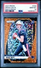 2024 Panini Prizm Drake Maye Orange Disco Rookie RC #329 PSA 10