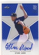ETHAN WOOD 2020 Leaf Perfect Game PG Blue AUTO /15 LOUISVILLE