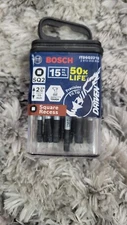 BOSCH 15 pc Impact Tough Bits - SQ2. 2 3/16"  new