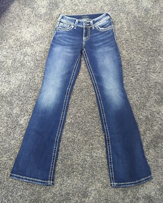Jeans Femme Silver Jeans Suki Boot Cut - Taille 25 X 32 (31.25 Réel) - Occasion Très Bon état