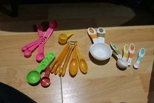measuring utensils Play or real kitchen Dishes Mixed Lot Played With Condition