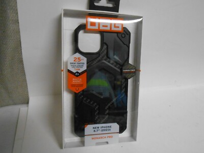 UAG Monarch Case for iPhone 15 Plus Black Shockproof NEW