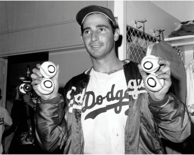 1965 SANDY KOUFAX PERFECT GAME NO-HITTER #4 WIN#134 14Ks TICKET