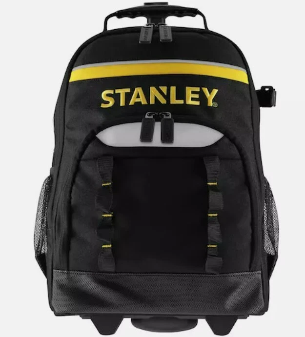 Nueva mochila para herramientas de tela Stanley STST83307-1 22"x13"x8" - 30 libras, sobre ruedas Foto 3 de 4