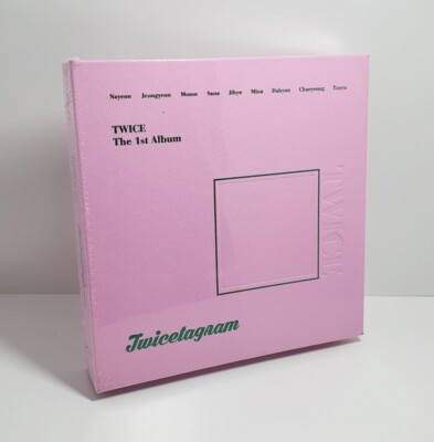 TWICE 1st Album Twicetagram A Ver. CD+108p Booklet+Cover Sticker+