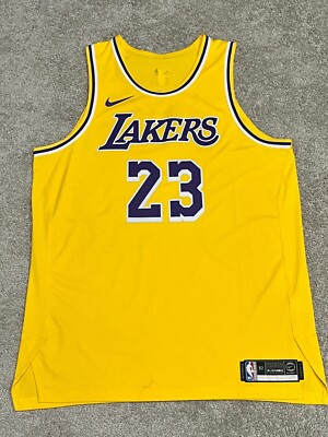 Nike Vaporknit Lebron James Authentic Icon Edition Lakers Jersey