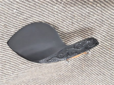 Violin Chinrest Carved -4/4 size in Ebony wood     Guarneri Model