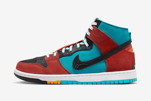 Di’orr Greenwood Nike SB Dunk High Decon QS FQ1775-400 Men's US7.5-12 New - Picture 4 of 8