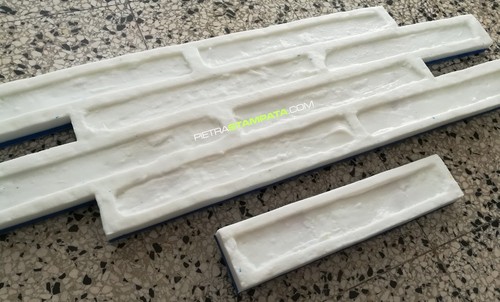 STAMPO per intonaco stampato FINTA PIETRA muro stampato VERTICAL CONCRETE MOLD - Afbeelding 3 van 5