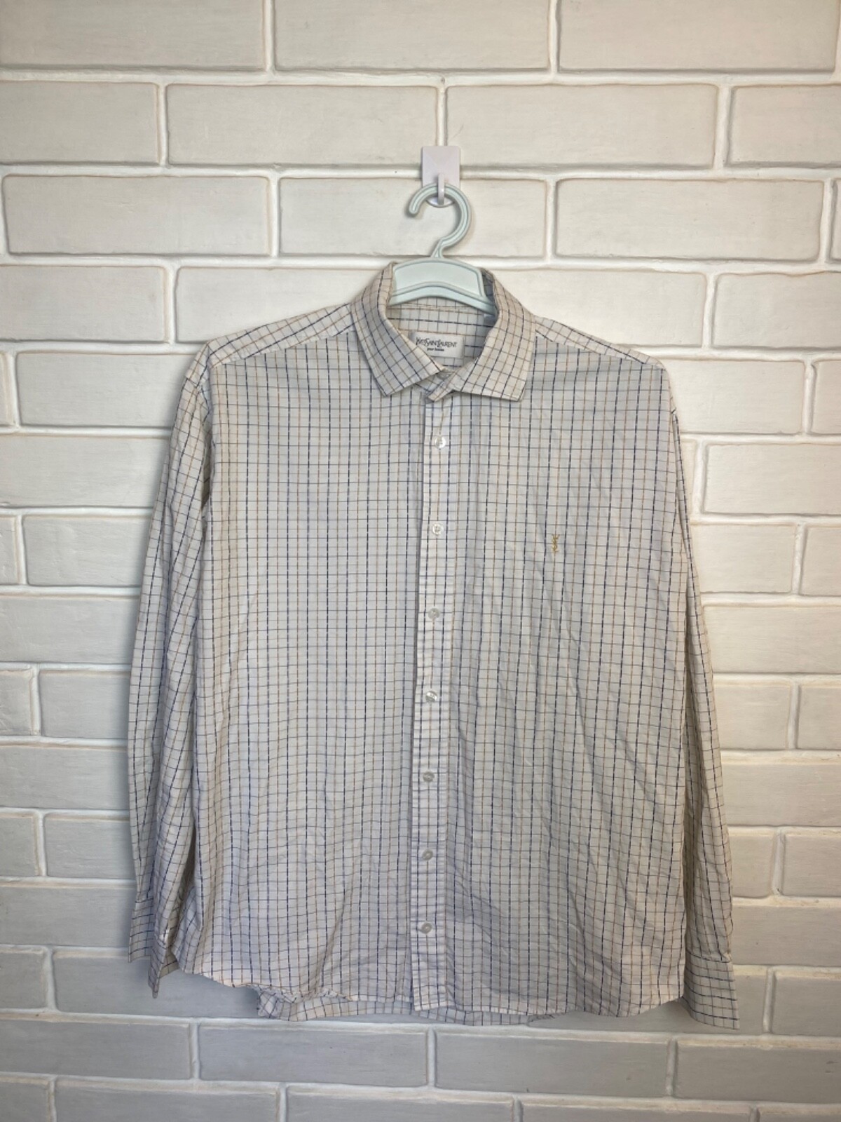 Rarissima camicia uomo lusso Yves Saint Laurent taglia L Y2K
