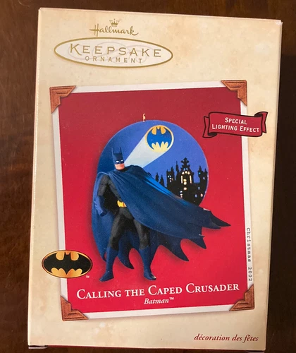 Batman Hallmark Keepsake Ornament Calling The Caped Crusader 2002