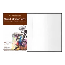 CelebrateLife Custom MixCards - 50 Pack of 5x6.875 inch Mixed Media Cards with E