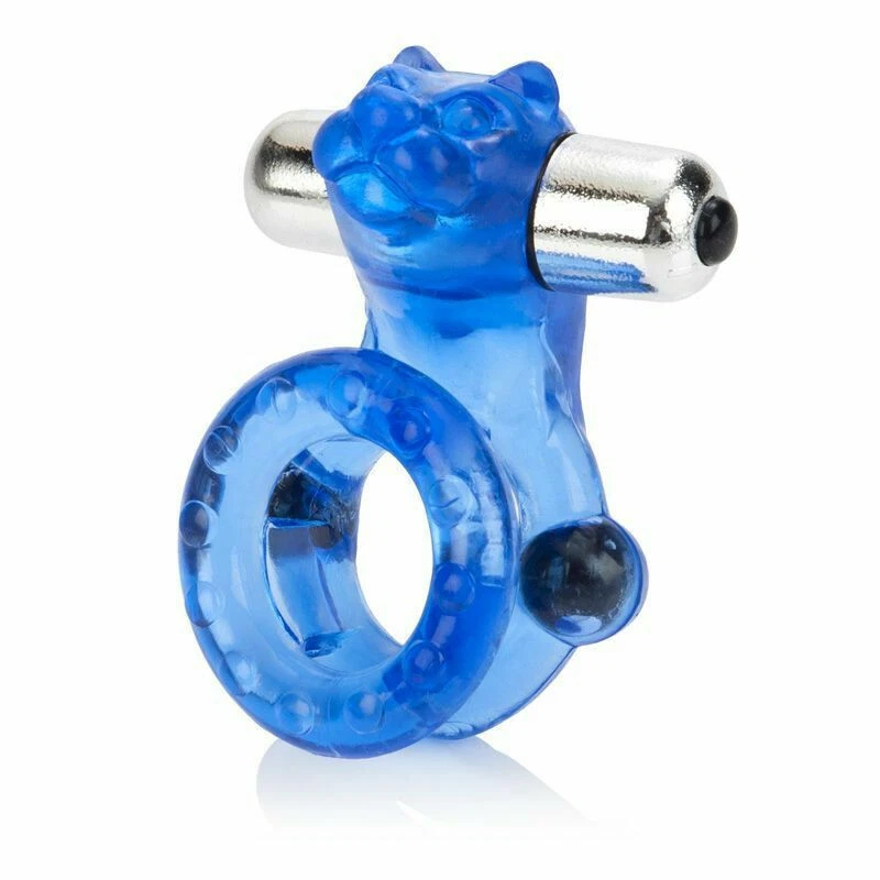 Anillo de poder magnético - Anillo doble Power Jag - Estimulador - Azul Foto 3 de 3