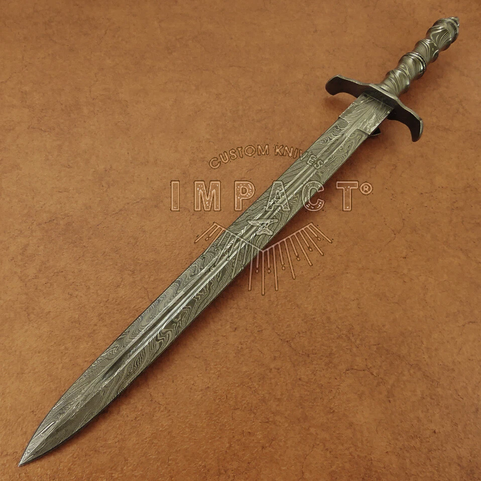 Ancient Forge Full Damascus Dagger Sword knife – 20.00” by Impact Cutlery - Image 4 of 4