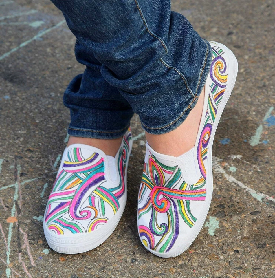 NEW! 10pk MARABU Kids Textil Permanent Fabric Markers Brush Pens Set Art Craft - Bild 4 von 4