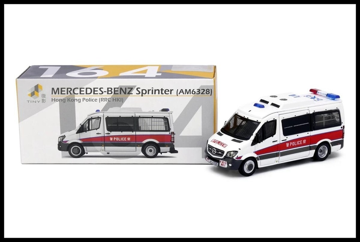 TINY 164 MERCEDES-BENZ Sprinter FL RRC HK Police Car ( AM6328