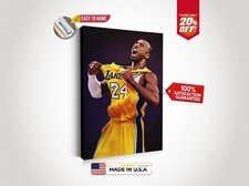 KOBE BRYANT Basketball Legends  Motivational Wall Art  Framed Canvas Poster Gift