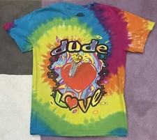 2018 WWE / WWF Official Dude Love Mankind Tie Dye Shirt Size MEDIUM FREE SHIP!!