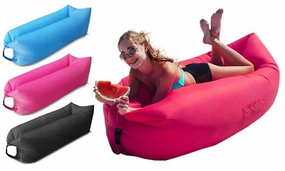Instant Inflatable Lounger Portable Air Sofa Hammock