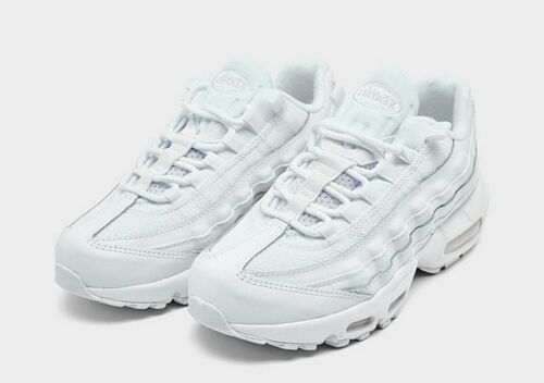 Nike Air Max 95 Recraft GS ‘Triple White’ (CJ3906-100) Unisex Youth Sizes.  - Picture 1 of 6