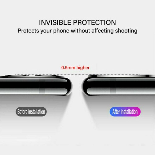 2 Pack of Apple iPhone 11 Pro Camera Lens Tempered Glass Screen Protector - Picture 8 of 11