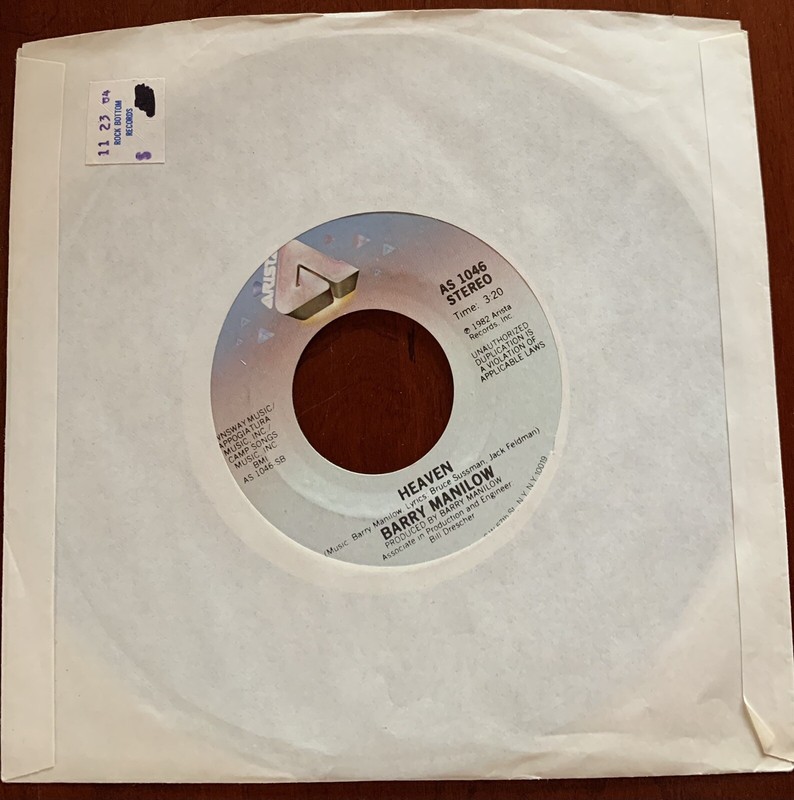 barry manilow vinyl