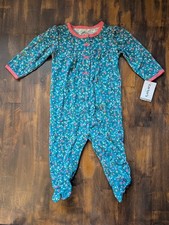 NWT - Carter's 6 month One Piece Sleeper Floral Print