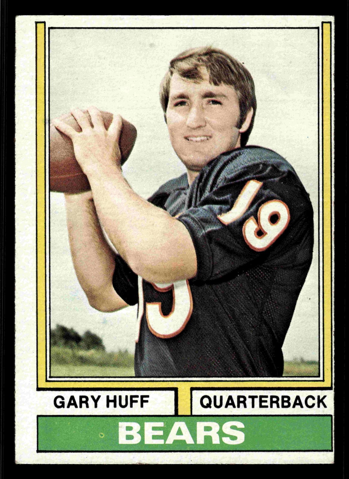 1974 Topps Gary Huff #367 - Chicago Bears