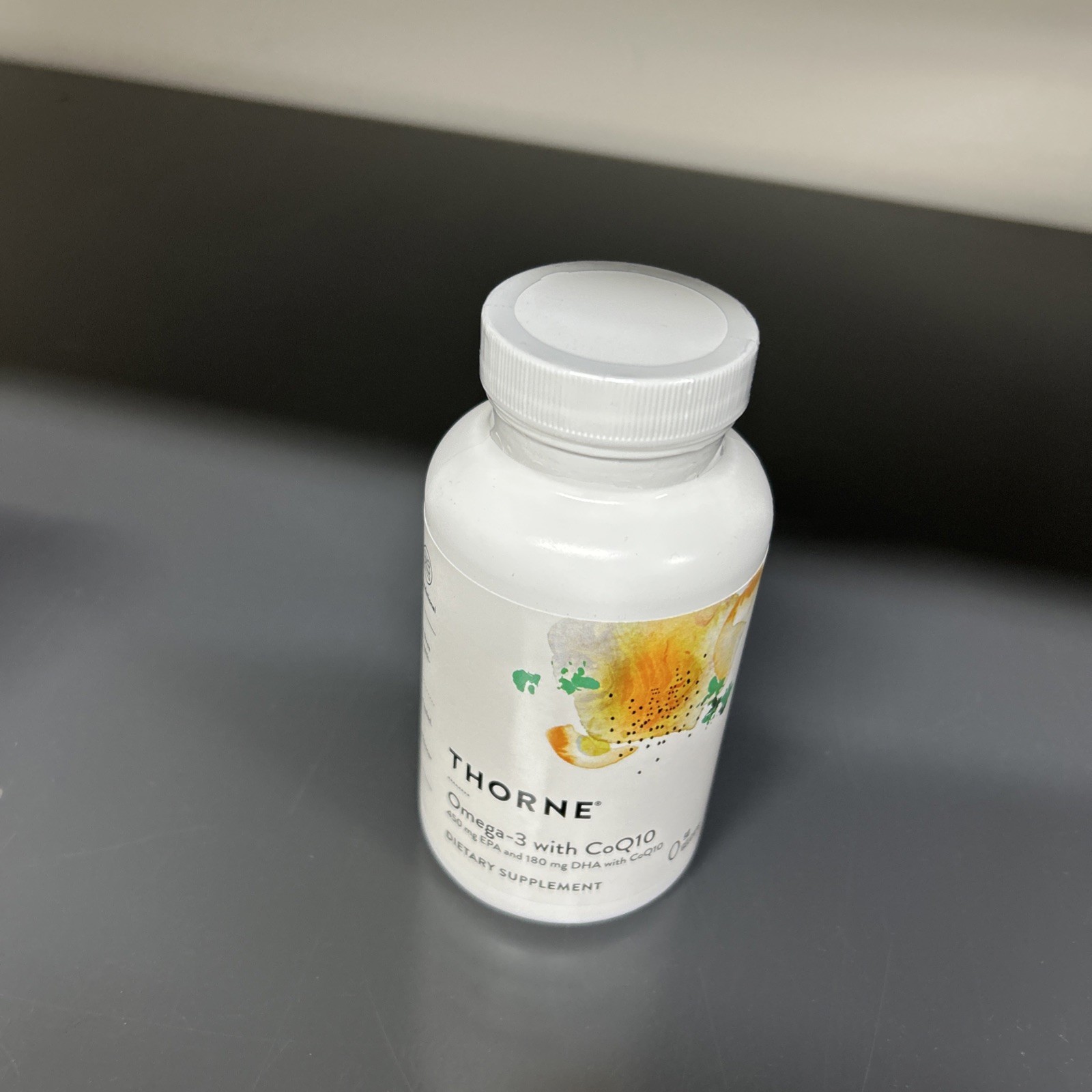 Thorne Omega-3 with CoQ10  - 90 Gelcaps EXP 06/2026 