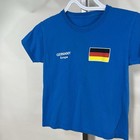 Germany Olympic ISO 2019 Kids Blue T Shirt SMALL 6-8 No Tags — photo 3