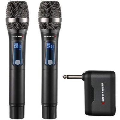 Wireless Microphone with AI Auto Match Channel, Professional Updated 2.4GHz R...