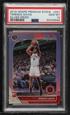 2019-20 NBA Hoops Premium Stock Silver Prizm Terence Davis II PSA 10 GEM MT 4al