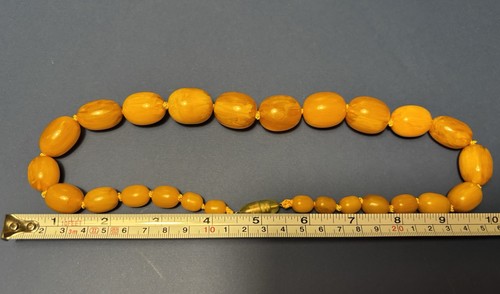 BEAUTIFUL VINTAGE BAKELITE CLASSIC ART DECO NECKLACE 104g. - Picture 9 of 20